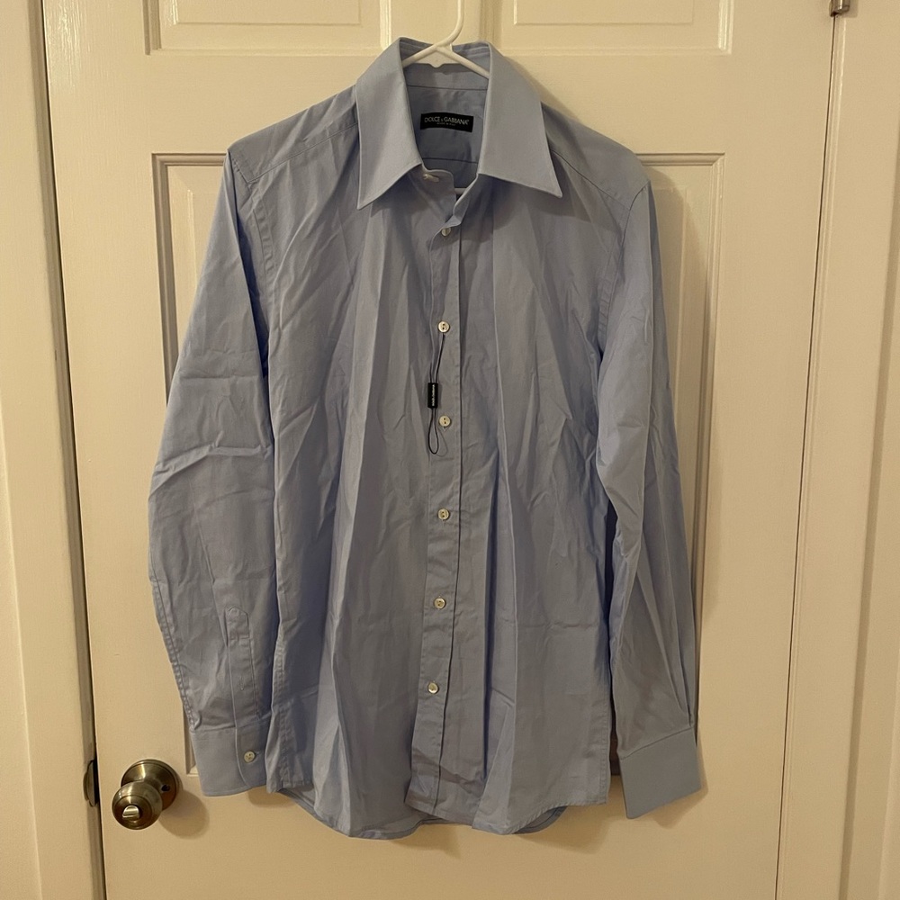 NEW Men Dolce & Gabbana Button Up Dress Shirt - Size 16/41